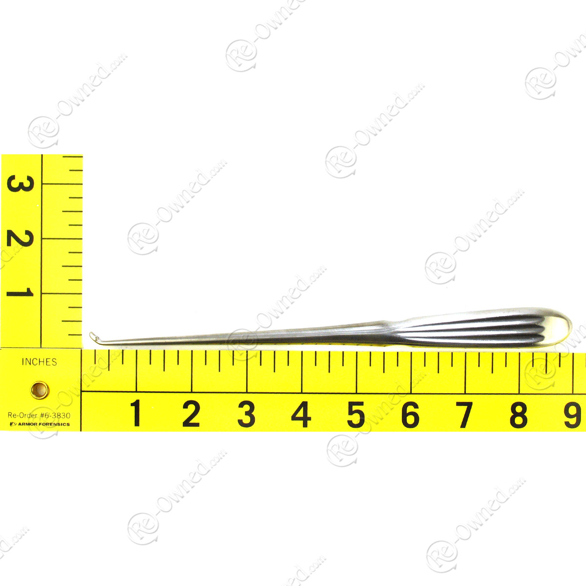 Brun Bone Curette Angled Cup, 45 Degrees Up, 5.5mm, Size 0 22.9cm X:3676-00-03