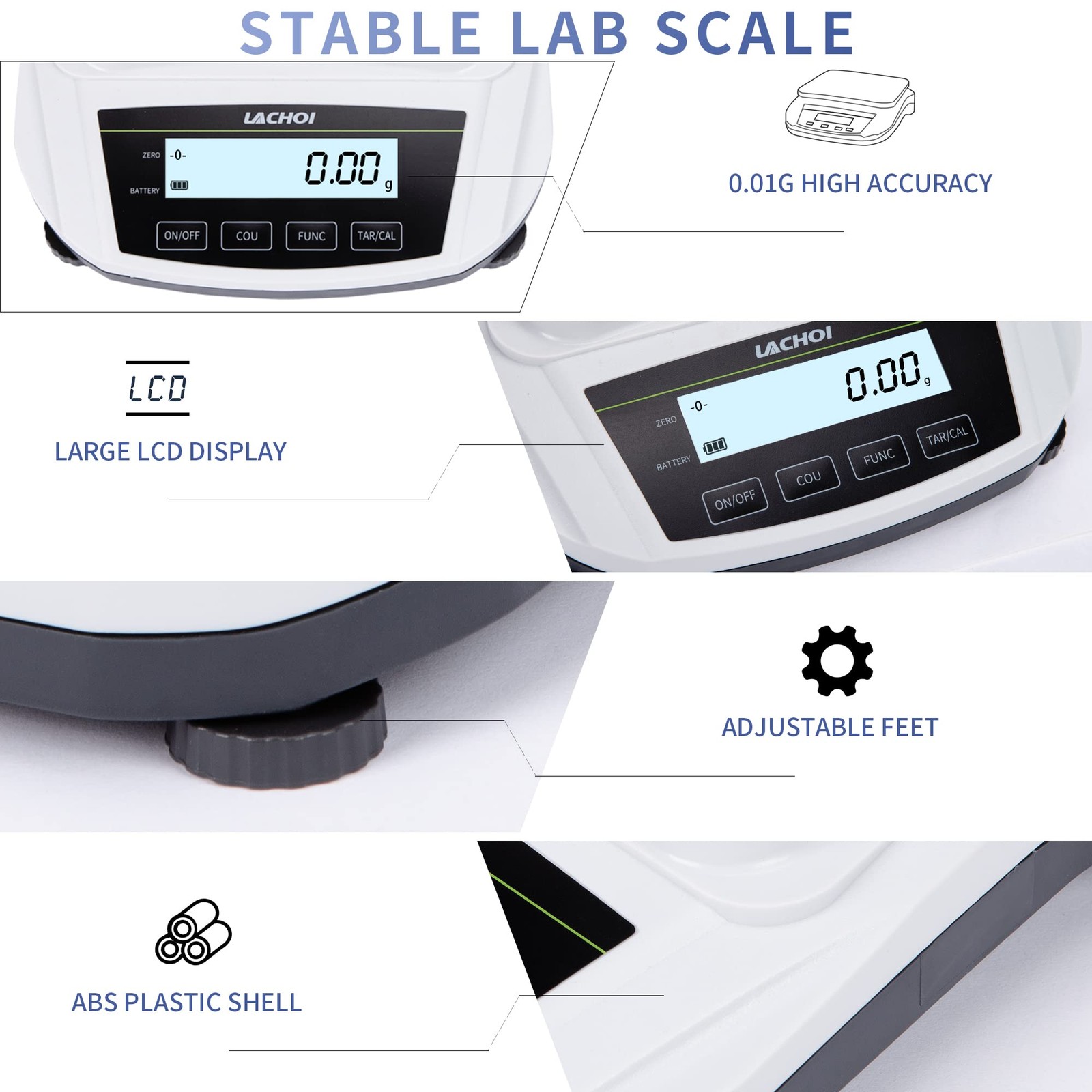 Lab Scale 0.01g*5000g Precision Scale 0.01g Accuracy Digital Laboratory Analy…