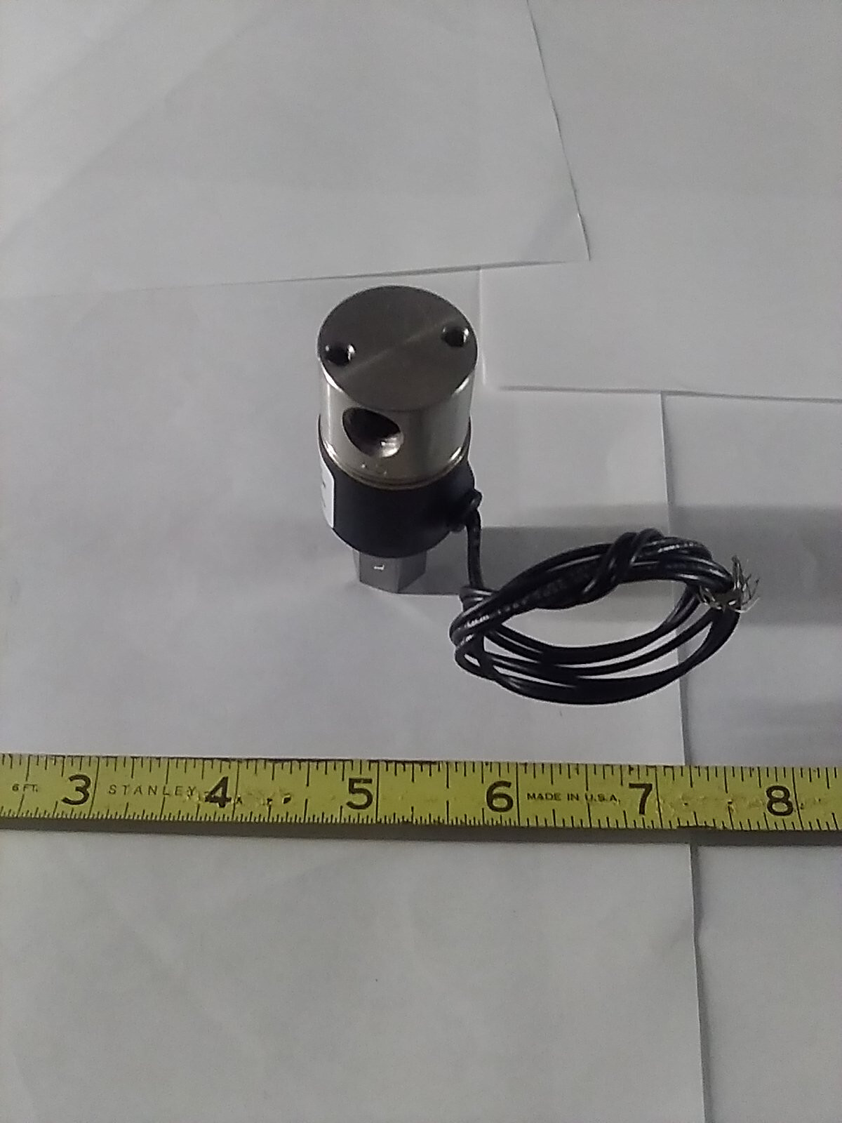 Gems Sensors A3215-AD three way solenoid valve, 24VDC, 6 watts, 50 MOPD