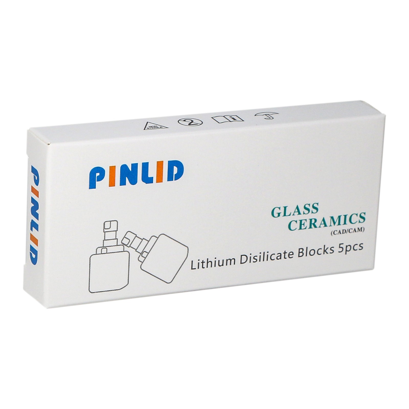 Dental E.max Lithium Disilicate CAD/CAM Glass Ceramic Blocks C14 CEREC HT