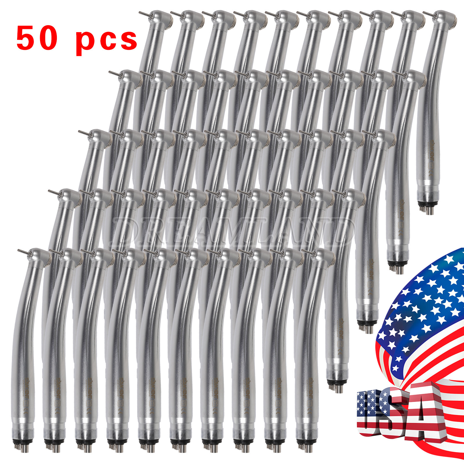 1-100 NSK Style Dental High Speed Handpiece Clean Head STNABM 4 holes