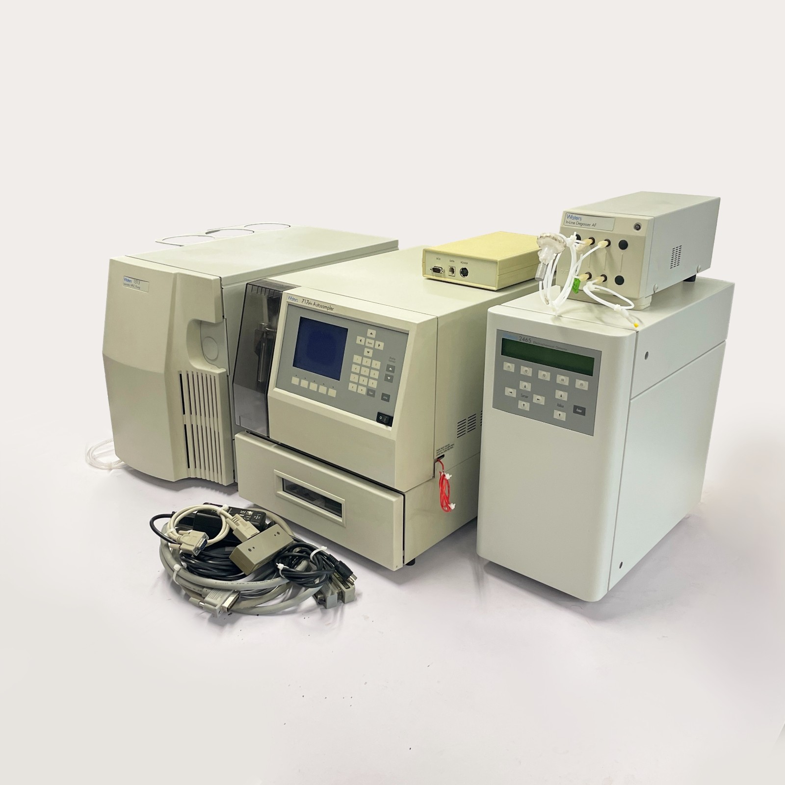 Waters HPLC System w/ 717 Plus Autosampler 1515 Isocratic Pump 2465 EC Detector
