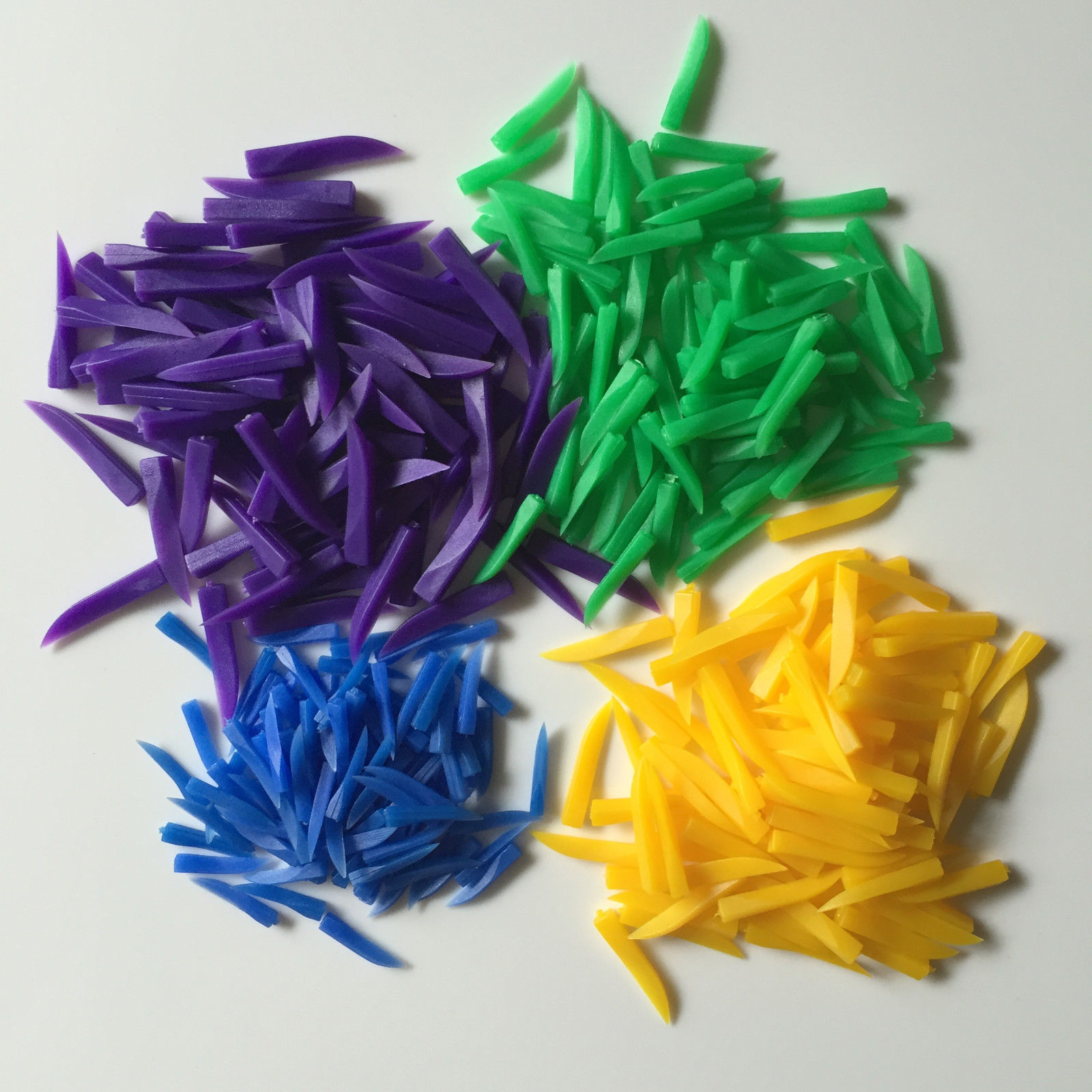 100 Pcs Dental Disposable Plastic Diastema Wedges Small/Middle/Large Denture