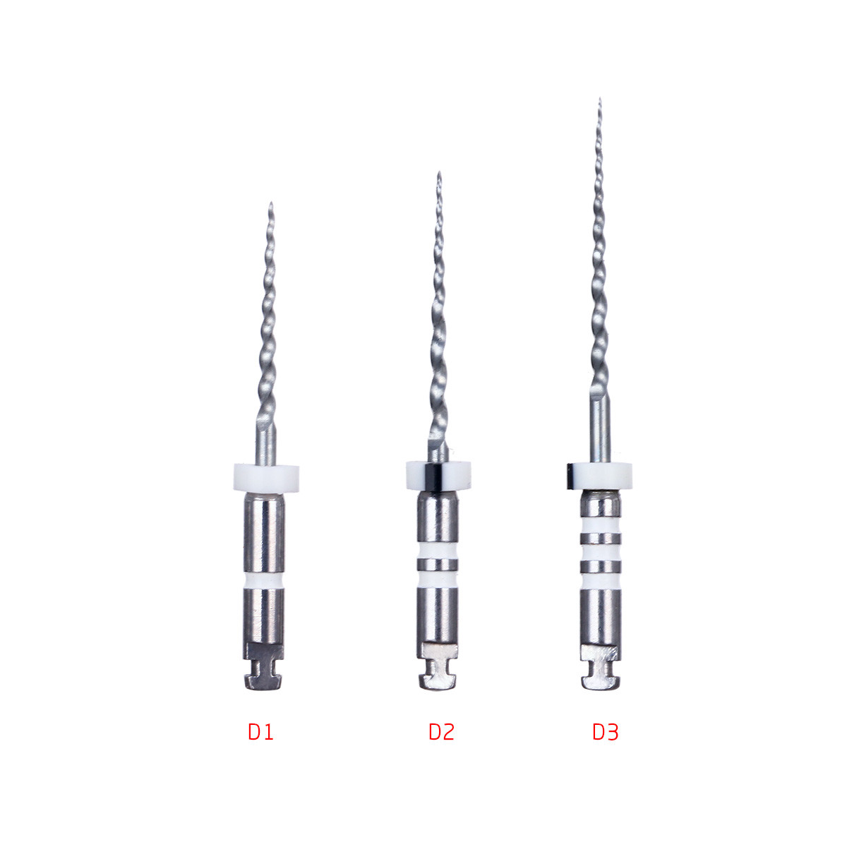 Dental Endodontic Retreatment Engine Rotary Root Canal NiTi File D1-D3 6pc/pack