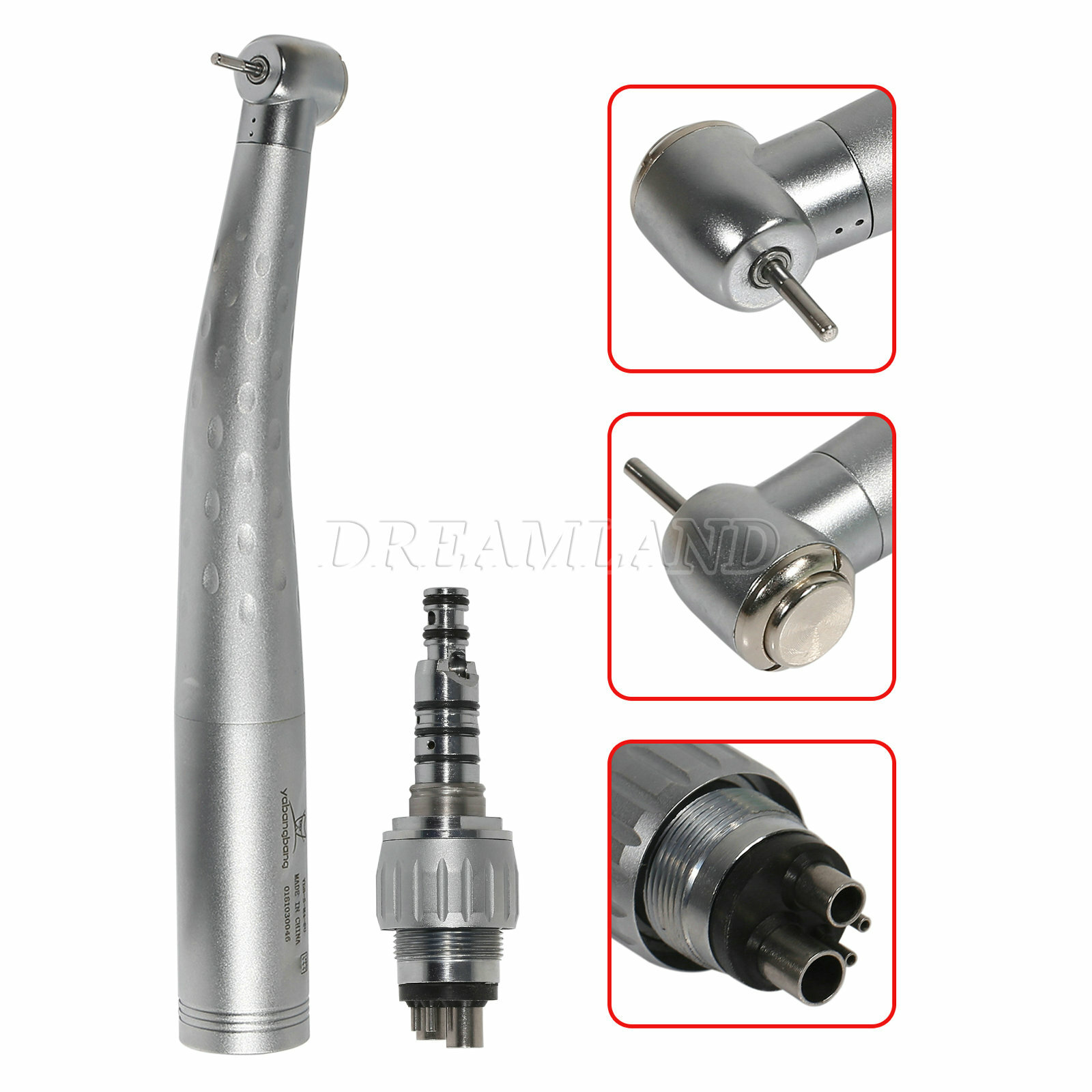 Kav style Dental High Speed Handpiece GB4 + 360° Swivel 4-Hole Quick Coupling