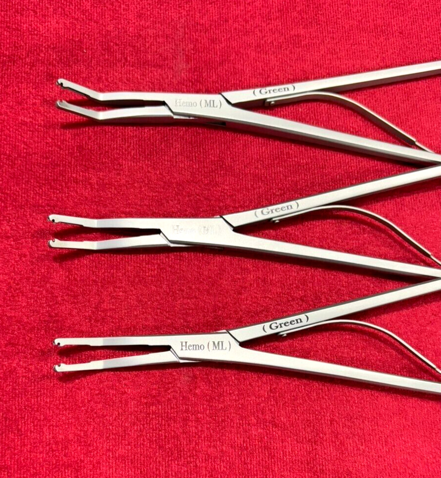 3pc-Open Surgery ML-Size Hem-O-Lok Applier Best Quality Reusable Instruments