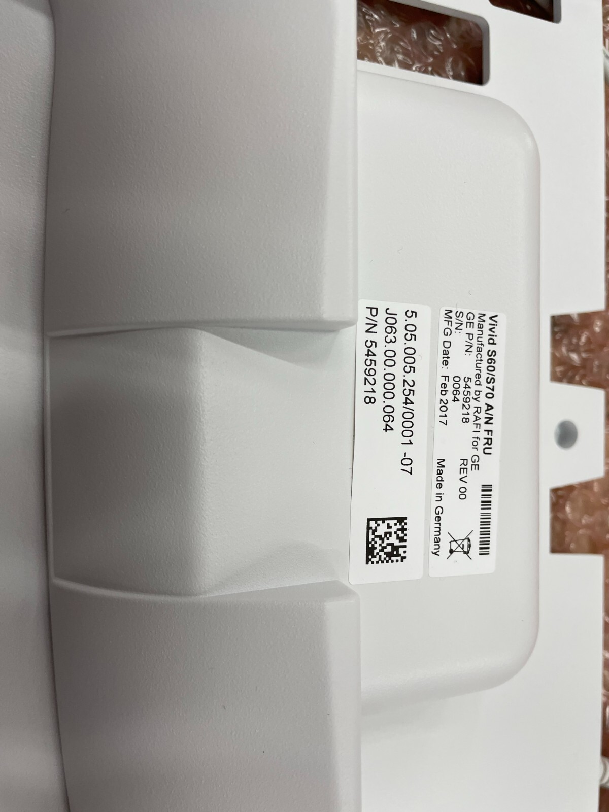 GE VIVID S60/S70 OPTIONAL ALPHANUMERIC KEYBOARD 5459218