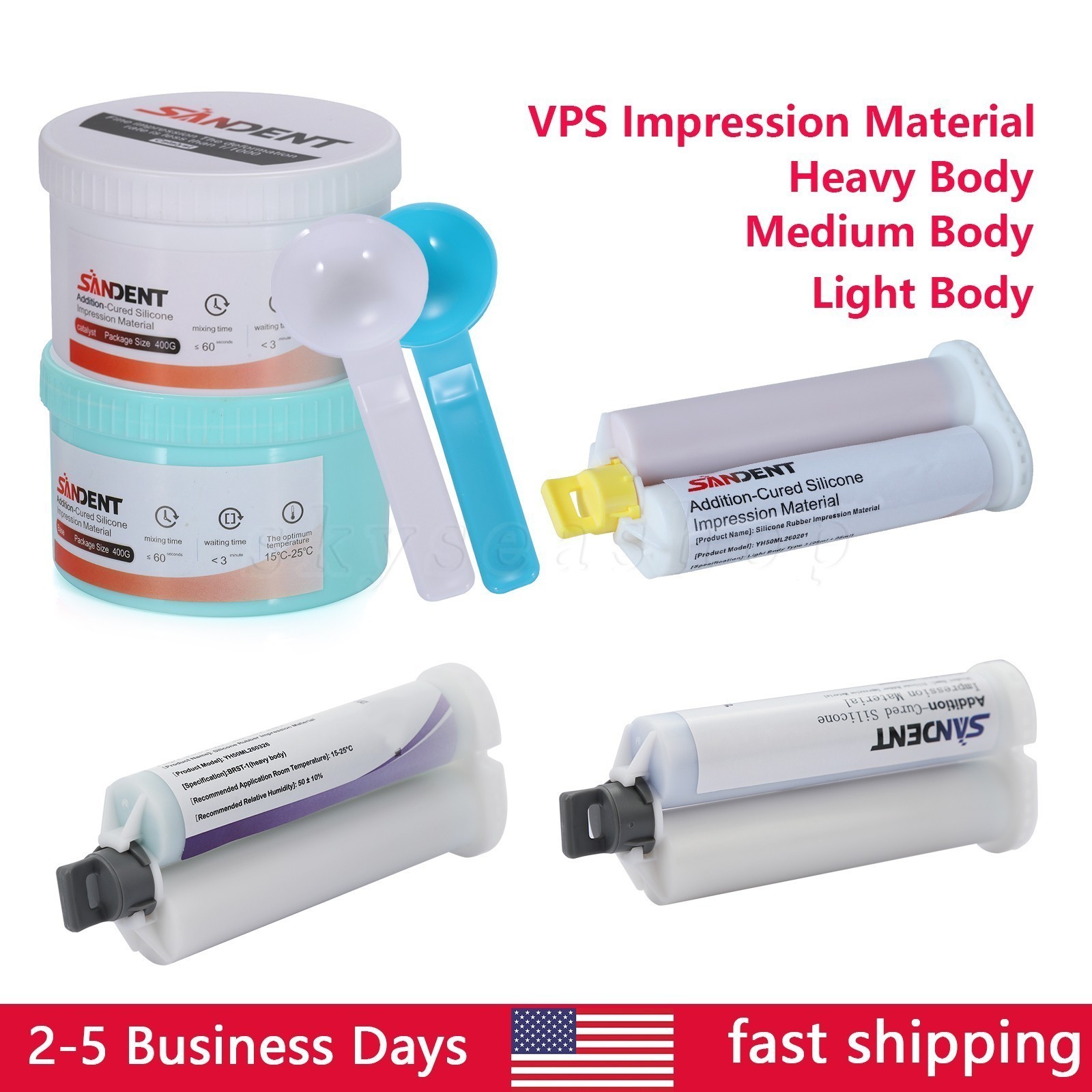 Dental Impression Material silicone Putty Normal Fast Set Heavy/Light Body