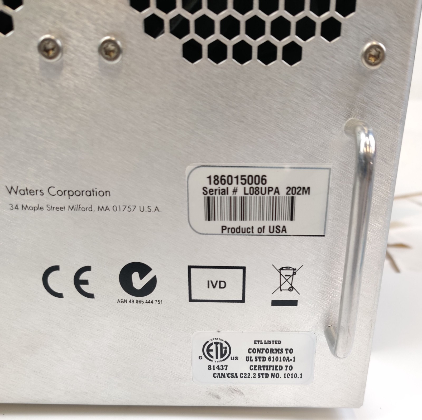Waters Acquity UPLC Sample Manager 186015006 w 279001555 Fluidics Drawer Tested