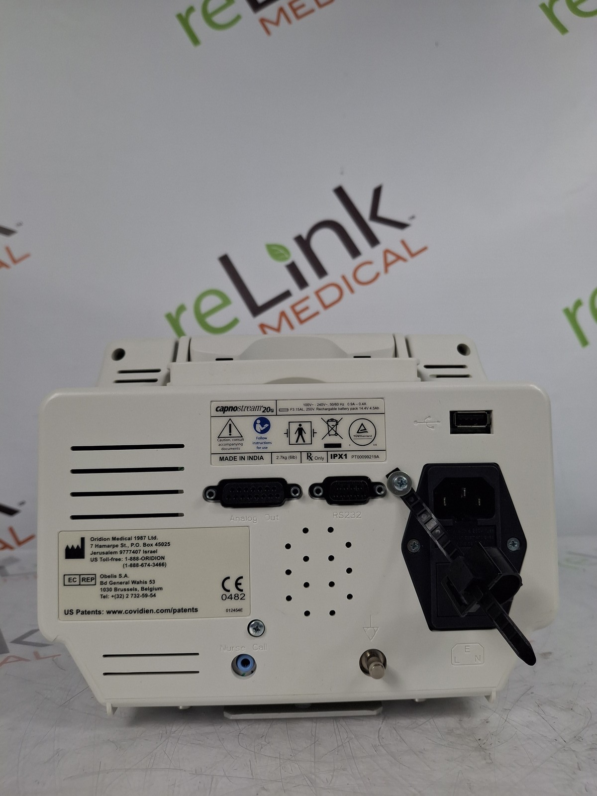 Oridion Capnostream 20P Capnography Monitor