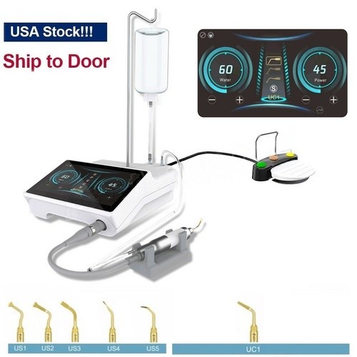Woodpecker Style Ultra Surgery Piezo Bone Unit-Surgic Touch+LED Handpiece 6 Tips