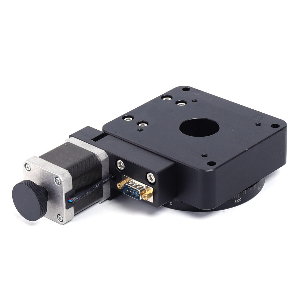 Electric Motorized Rotation Platform – Precision Optical Rotary Stage 100mm
