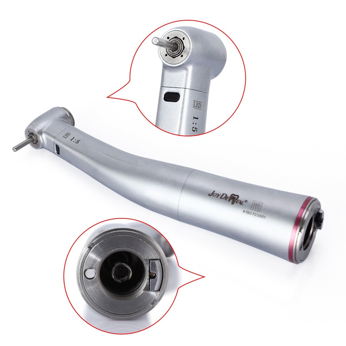 Dental Brushless LED Electric Micro Motor Water Tank/1:5 Increasing Contra Angle