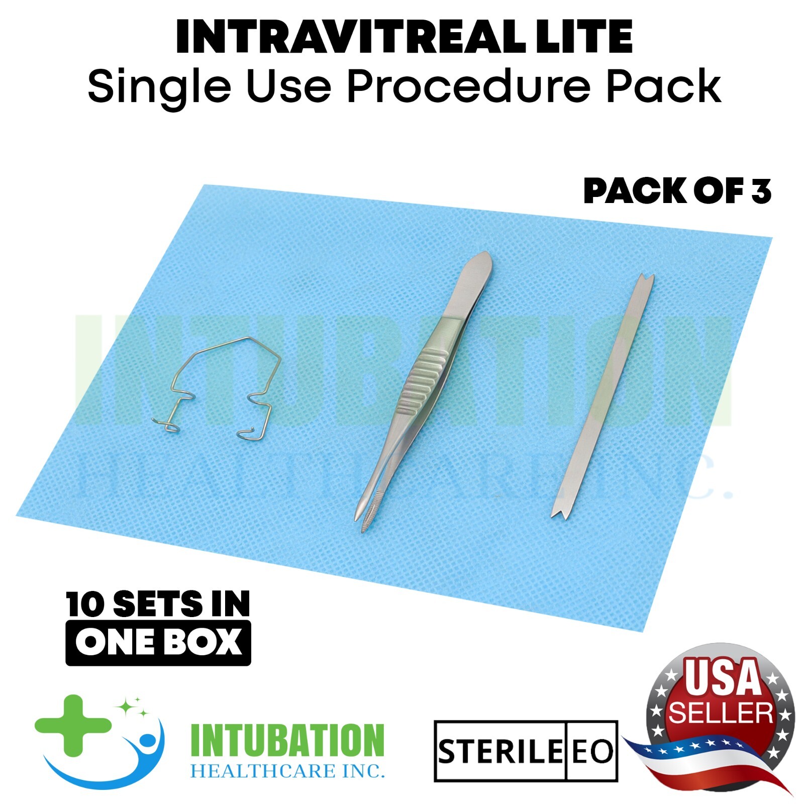 10 Sets Eye Barraquer Speculum Moorfield Forceps Braunstein Caliper Single Use