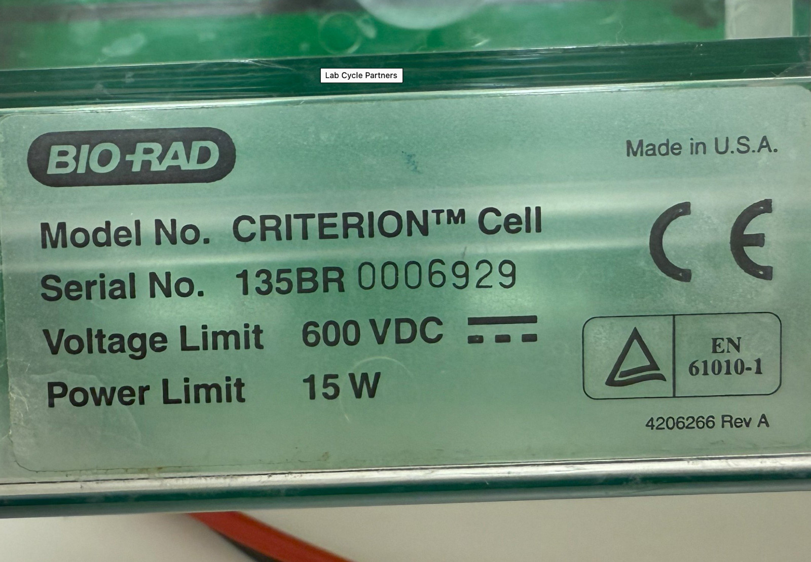 Bio-Rad Criterion 135BR Vertical Midi Electrophoresis Cell