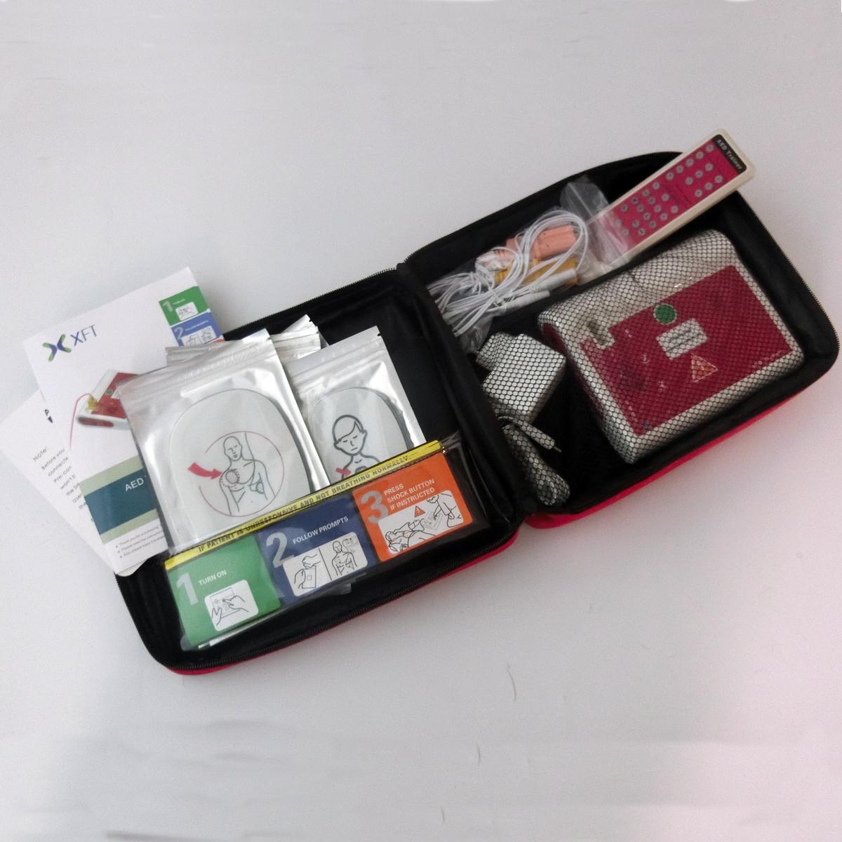 Elysaid Defibrillator Practice Trainer CPR Training Simulator Brazil Português