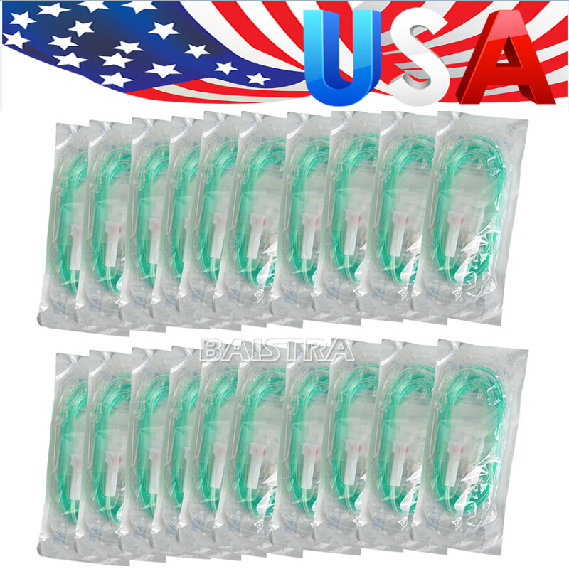 10/100Pack Dental Surgery Implant Irrigation Disposable Hose Tube Fit W H 291cm