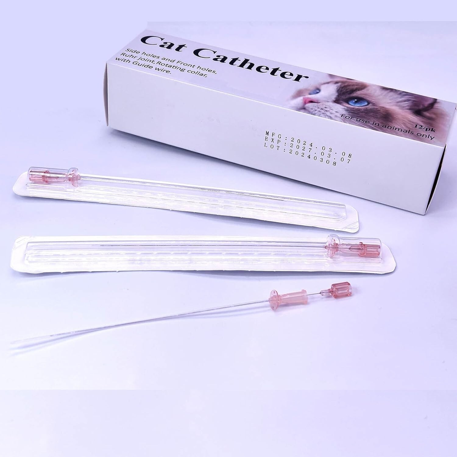 Cat Catheter Urethral Veterinary Instrument Suitable Feline Urethral Care Home