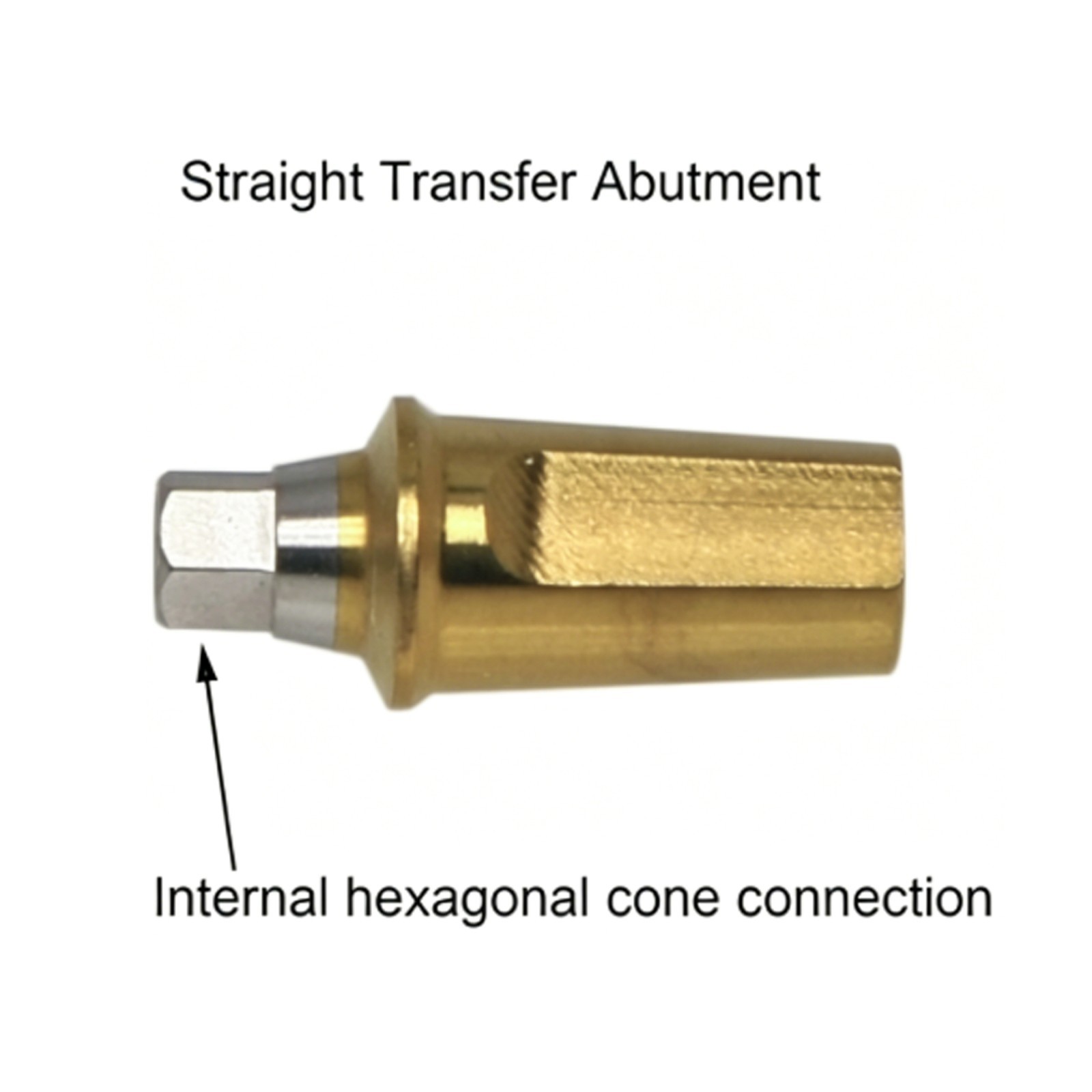 US 5Pcs Titanium Regular Straight Transfer Abutment Fit Osstem Hiossen