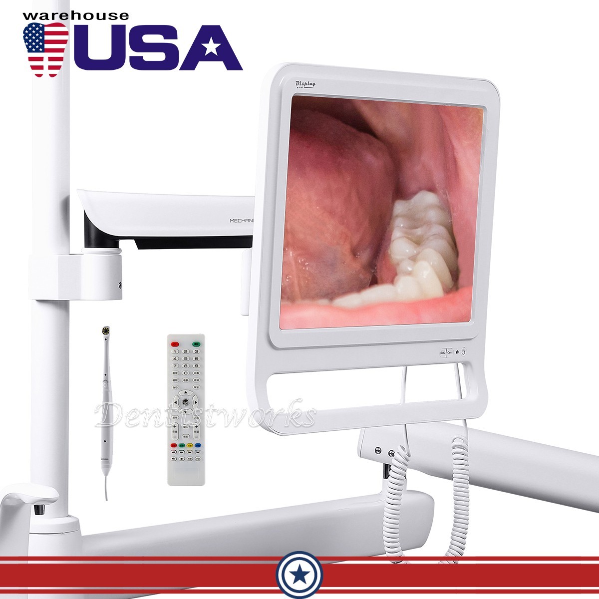 17 inch Dental Intraoral Camera Digital WiFi Imaging Unit Display Screen Monitor
