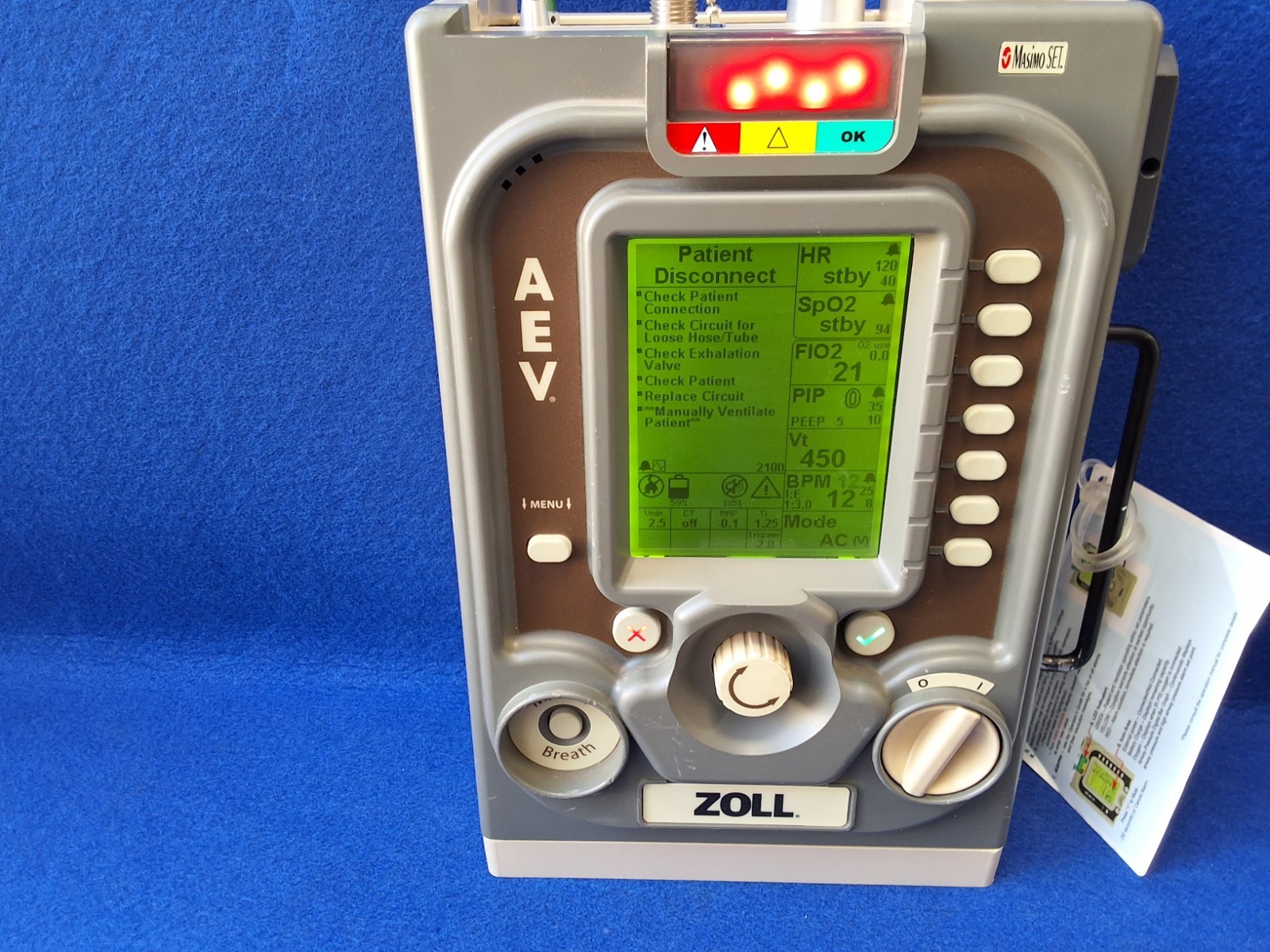 Zoll Impact AEV 731 Series Ventilator (No Power Supply).