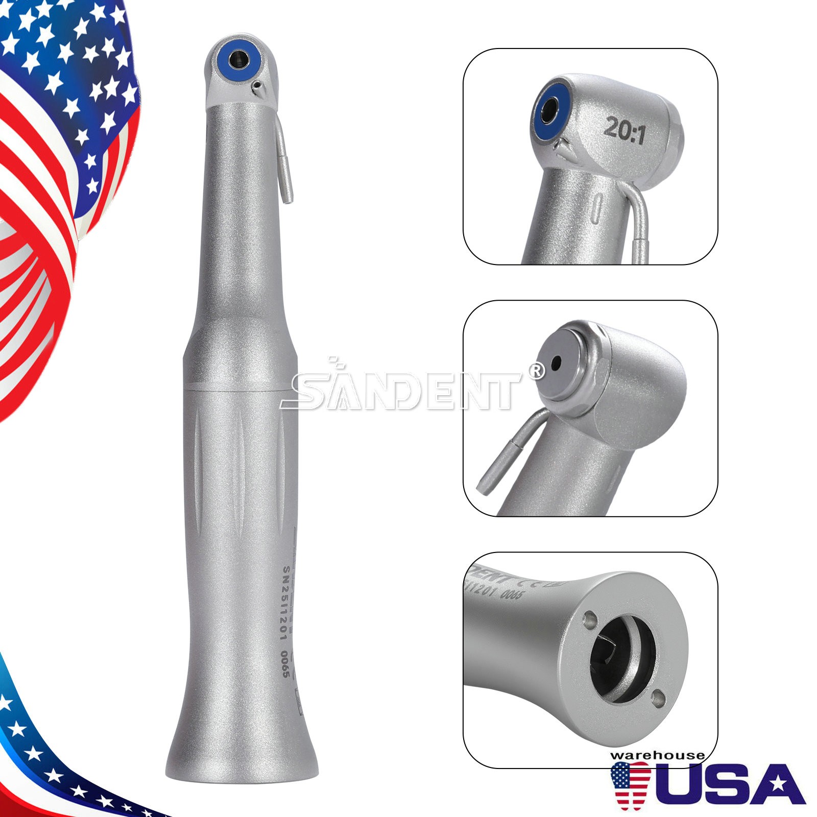 NSK S-Max SG20 Style Handpiece Surgical Implant Reduction Non LED 20:1 Dental