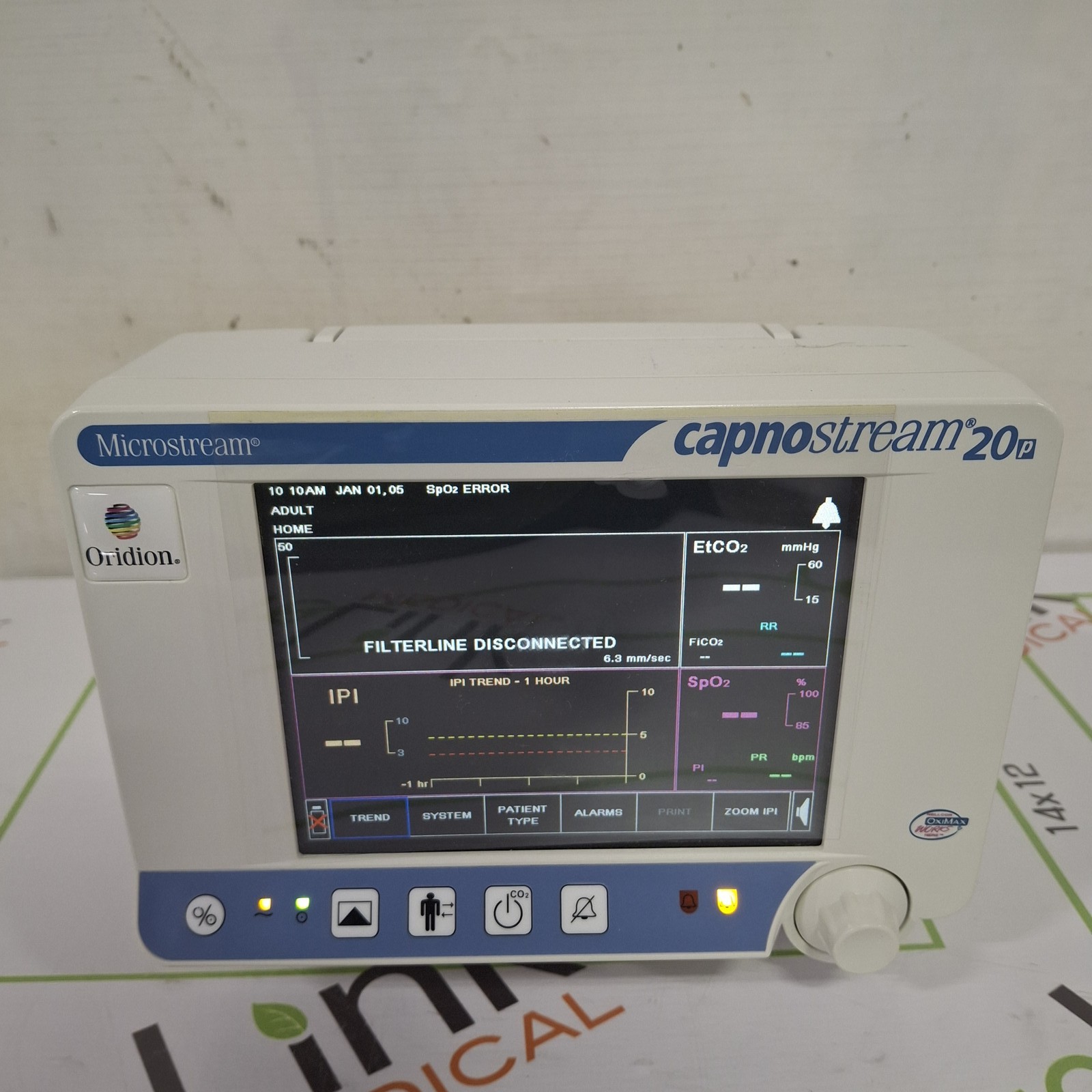 Oridion Capnostream 20P Capnography Monitor