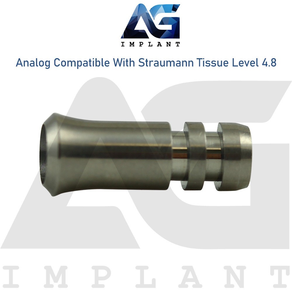 10 Fixture Analog Compatible with Straumann Tissue Level® Ø4.8mm (RN)
