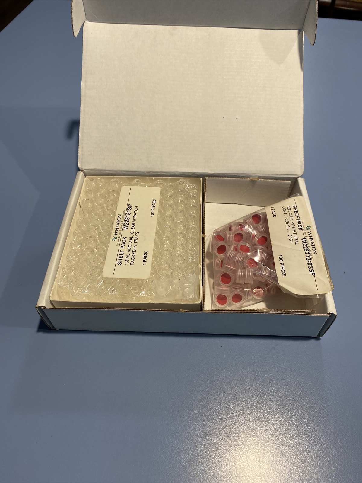 Wheaton, 1.8ml Screw Cap Vials, Clear, 100 pieces (W225151-03PC)