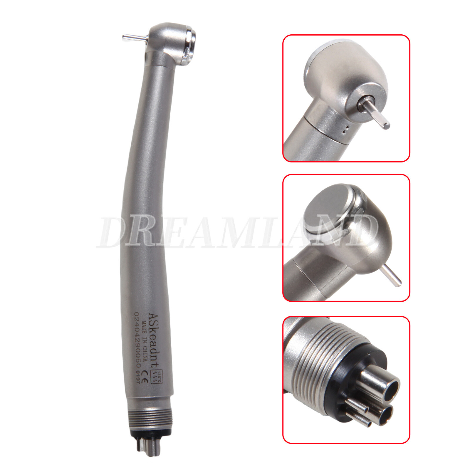 NSK Style Dental Fiber Optic LED E-generator/ High Speed Handpiece 4/2 Hole