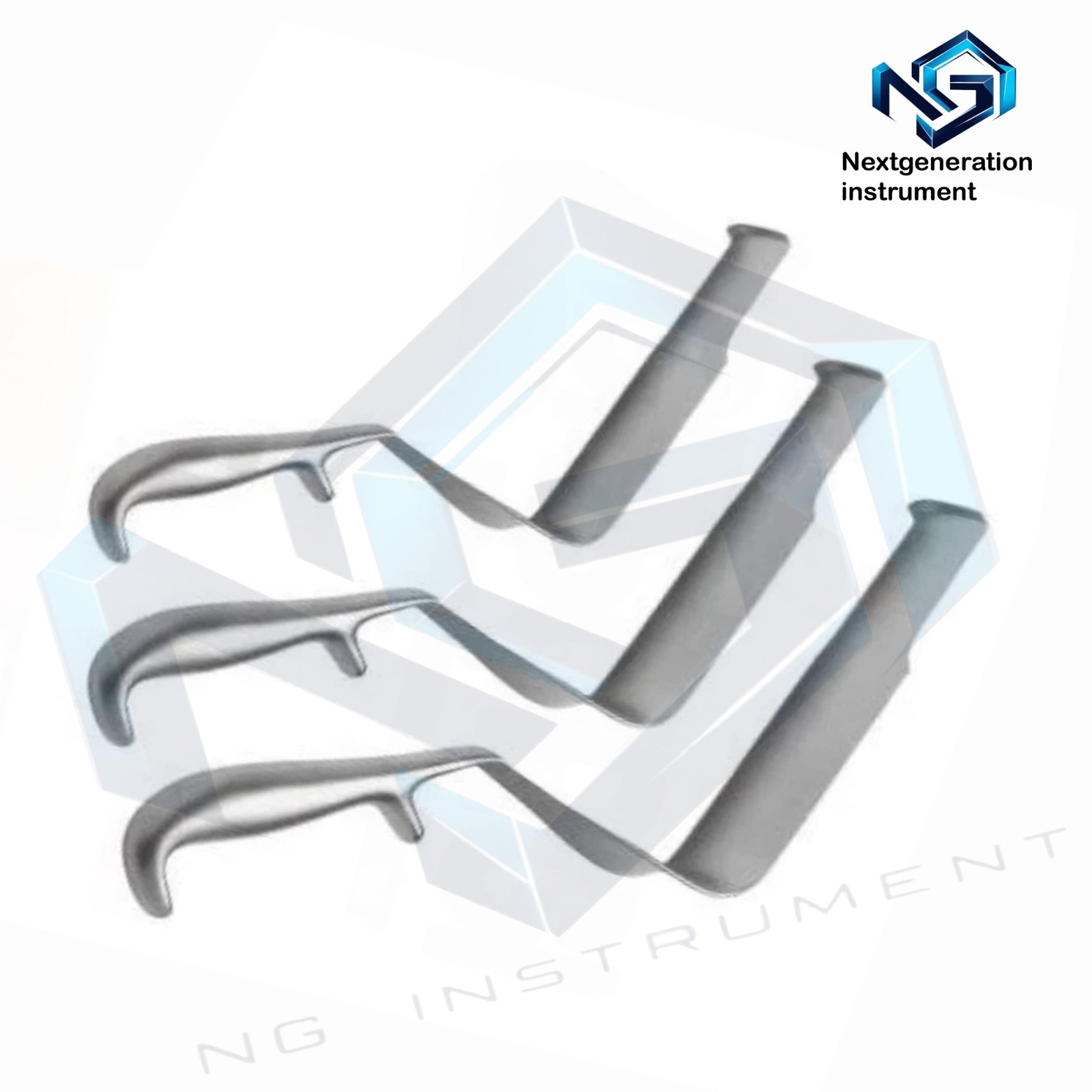 ST Mark Pelvis Retractor Set 3PCS Orthopedic Surgical Stainless Steel Tool