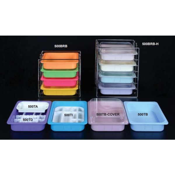Plasdent Operation Tub NEON PURPLE 9-3/8″ x 11-1/2″ x 2-5/8″ with 3/4″ Lip