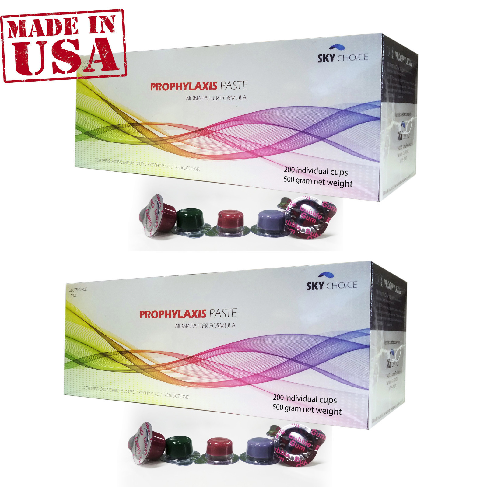 400 cups Dental Prophy Paste Prophylaxis NonSplatter formula Medium Grit