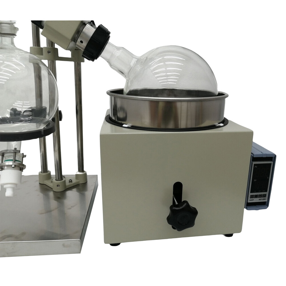 5L Rotary Evaporator Lab Evaporator with Manual Lifting Rotavapor 110V LCD Scree