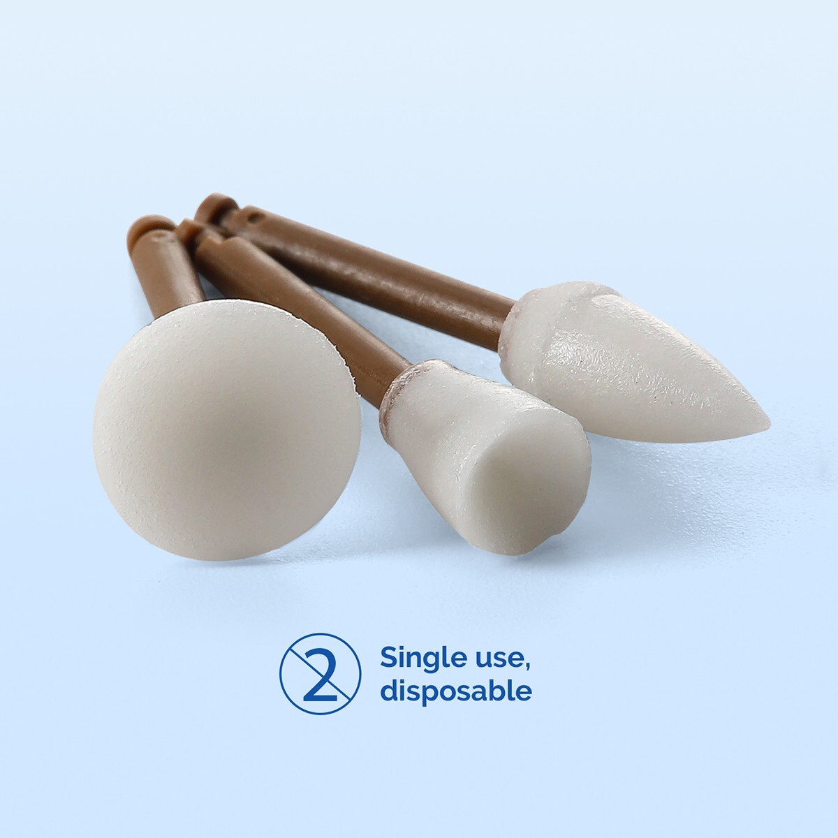 AZDENT 40Pcs Dental Composite Polishing Finishing Finisher Cups/Points/Disc