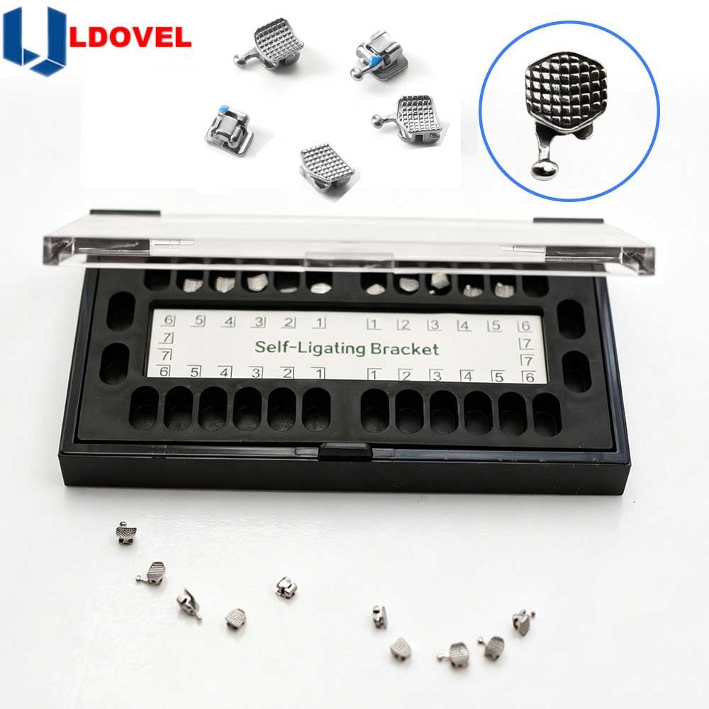 Dental Orthodontic Self Ligating Brace Bracket Mini Roth.022 Hooks 345