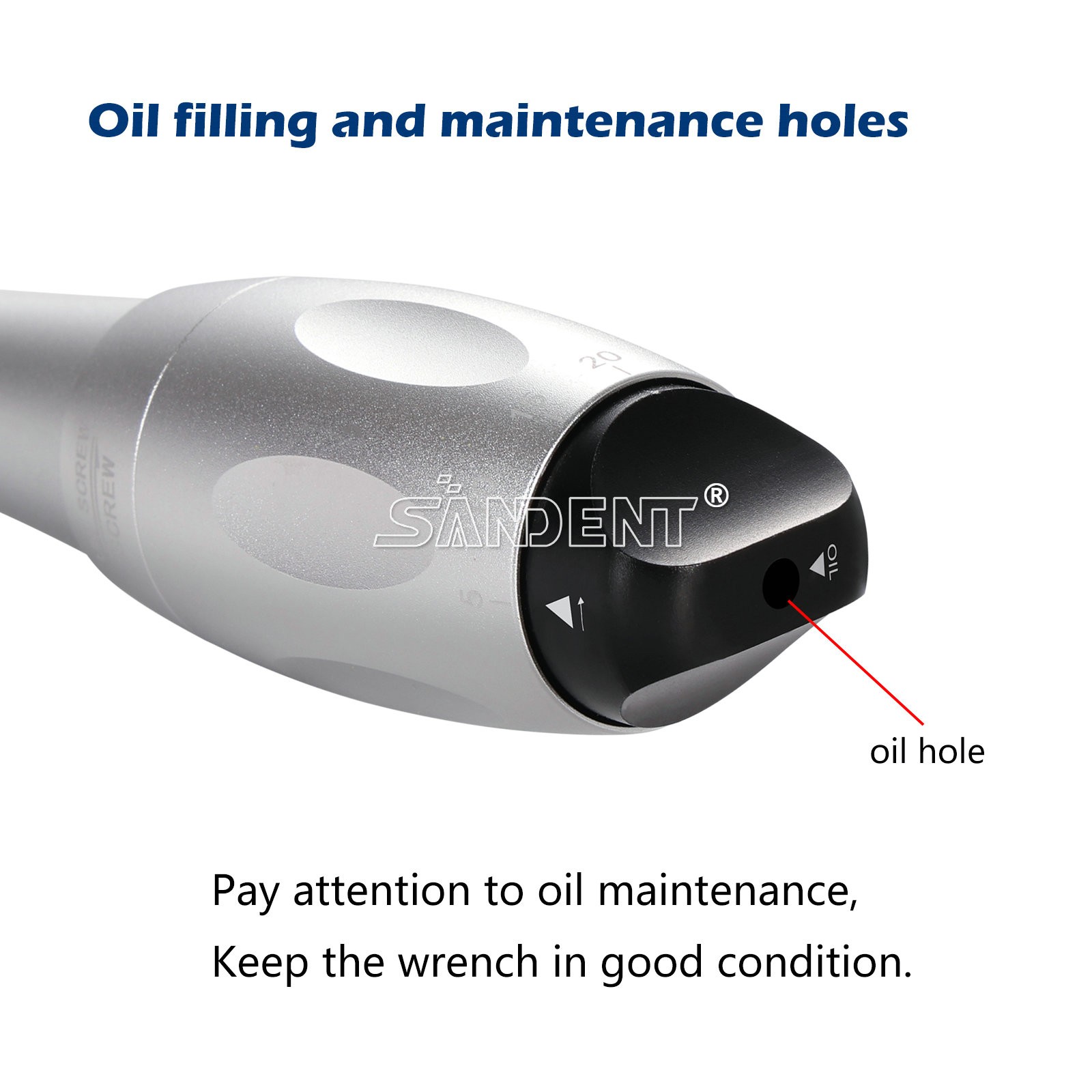 SANDENT NSK Style Dental High Speed Turbine Handpiece Push Button 4 holes SALE!