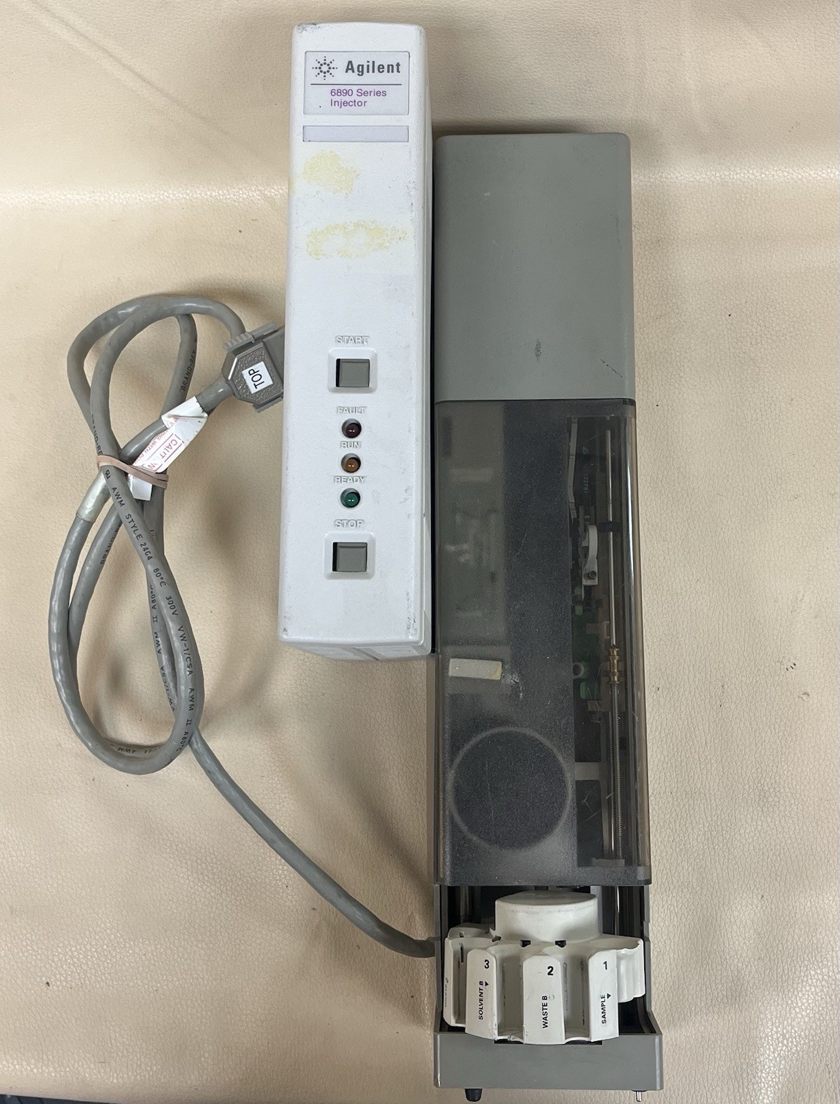 HP 7673 Autosampler Injector Model 18593B For 5890 / 6890 Gas Chromatograph GC