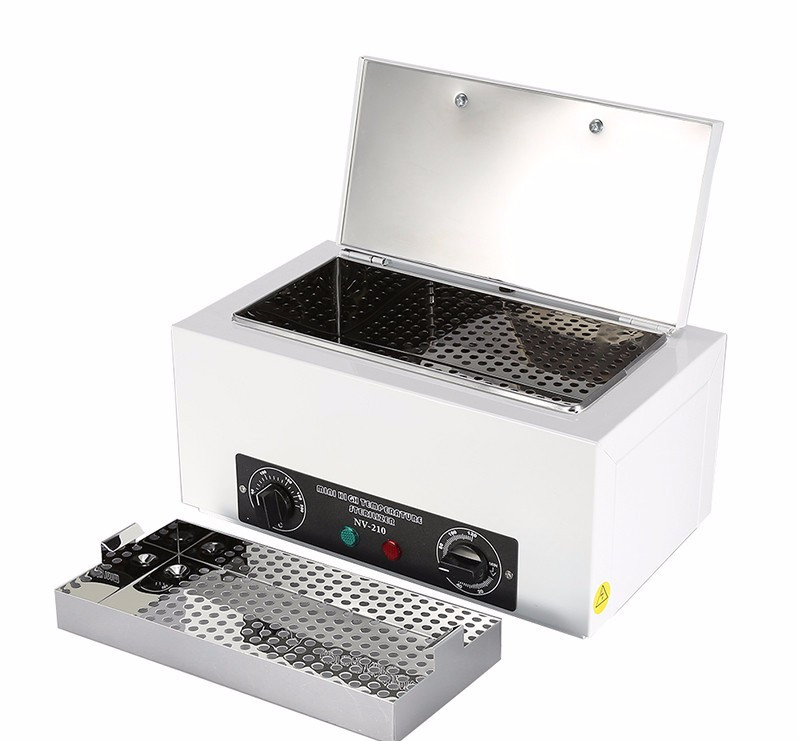 High Temperature Sterilizer 300W Nail Tool Sterilizer with Timer Heat Sterilizer