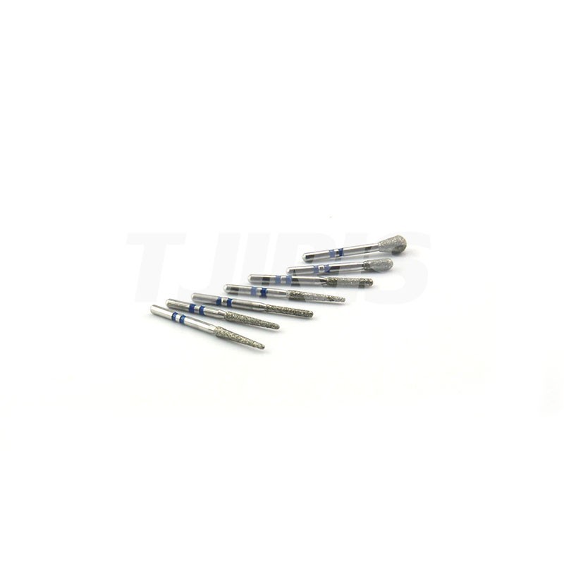 10pcs Dental Zirconia Diamond Cutting Burs FG Standard for Preparing & Sinered