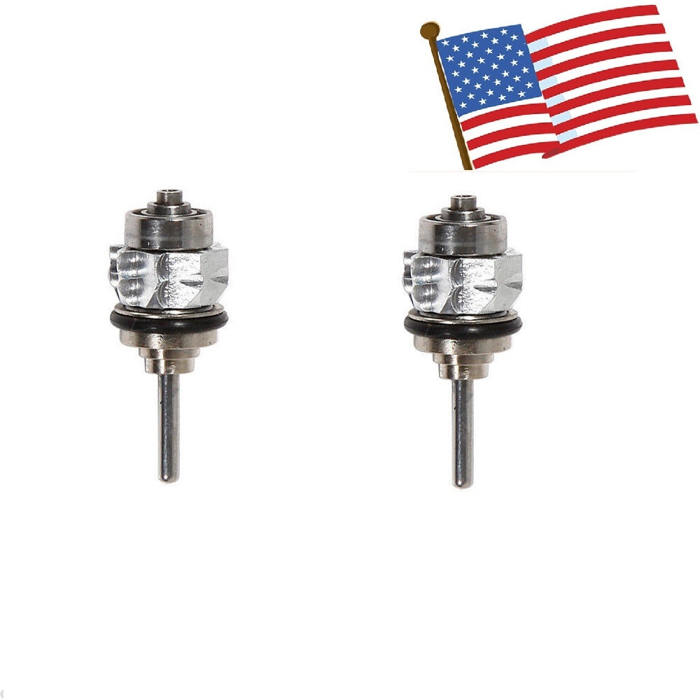 2x Dental Handpiece Turbine rotor Cartridge fit standard push button STNABT USA