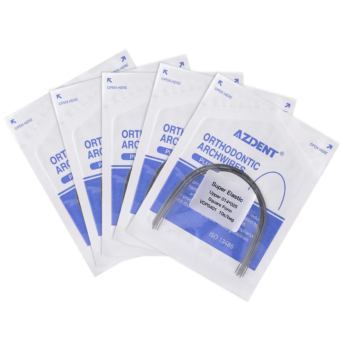 AZDENT PLUS Dental orthodontics Super Elastic Ni-Ti Archwires Rectangular Square