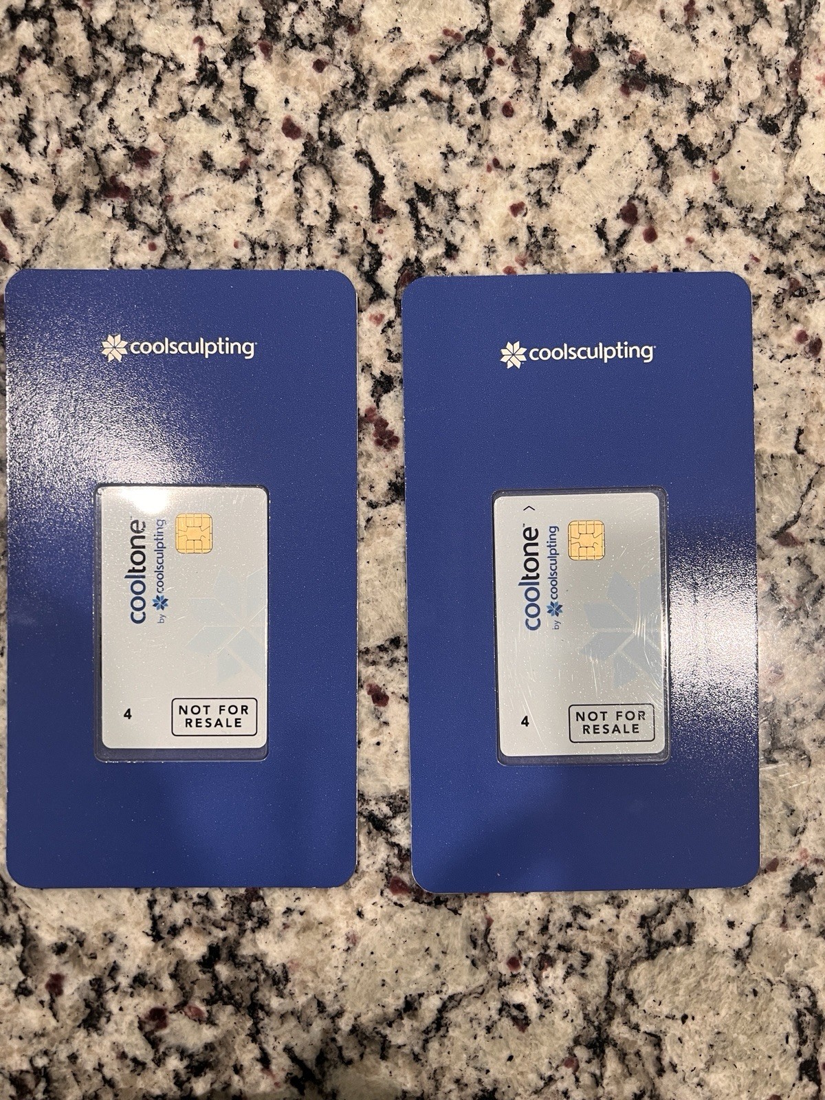 ZELTIQ CoolTone Treatment Cards CS-MS-D01-04-00 Set of 2 Weight Reduction