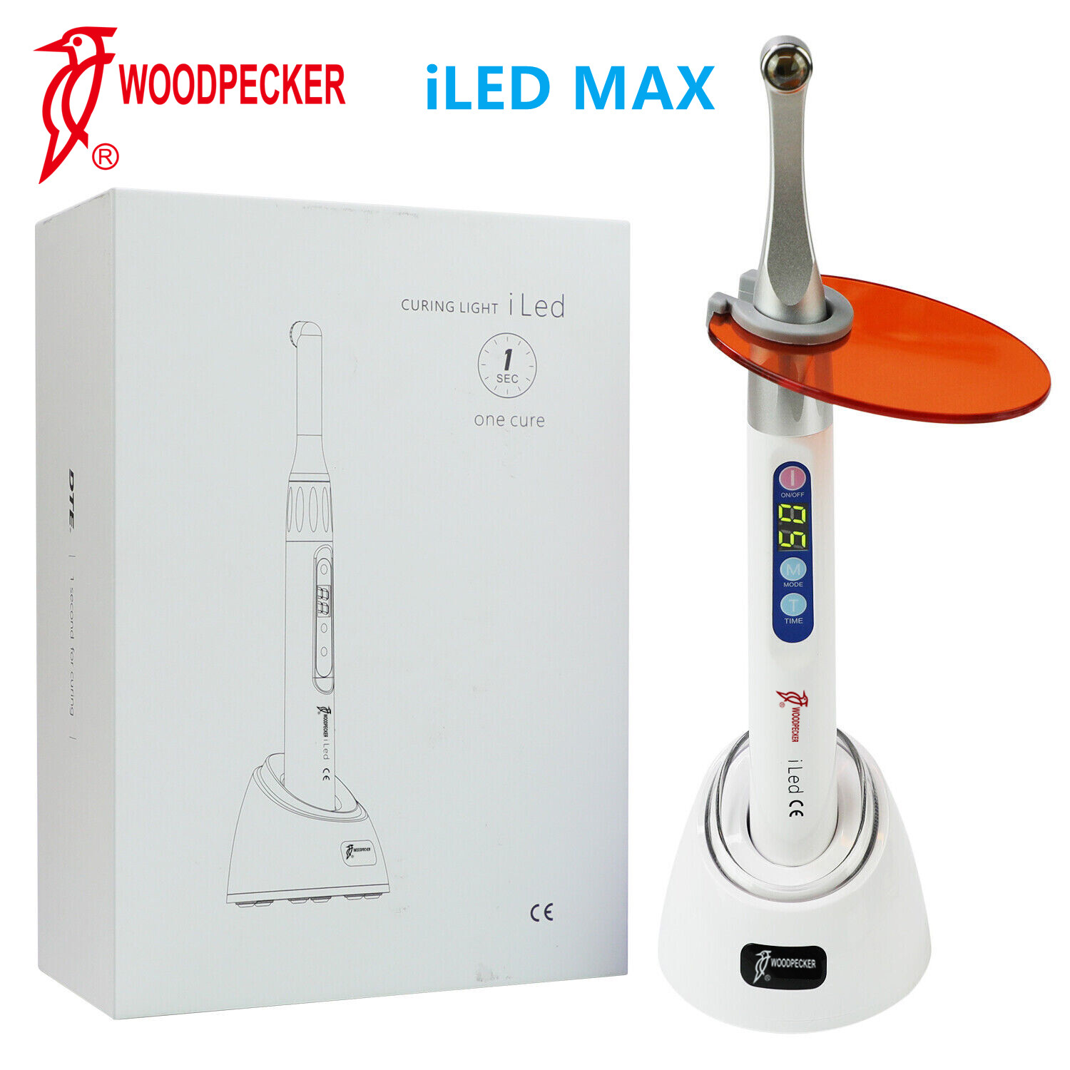 Original Woodpecke Dental iLED iLED iLED Max Curing Light 1 Second Cure Lamp