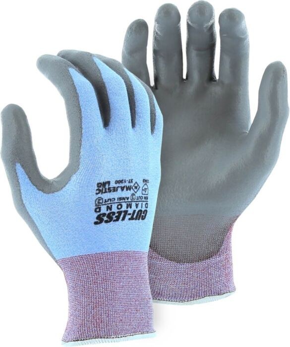 Cut-Less Majestic 37-1300/X1 Diamond Seamless Knit Glove Cut Level 2 Sz XL 12pk