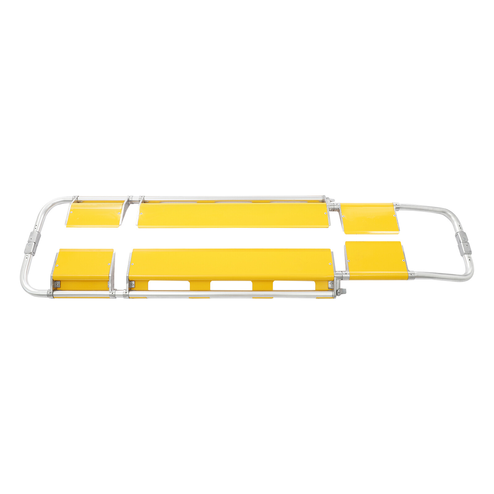 Foldable 47.24*17.32*3.15in Yellow Aluminum& Nylon Transport Medical Stretcher