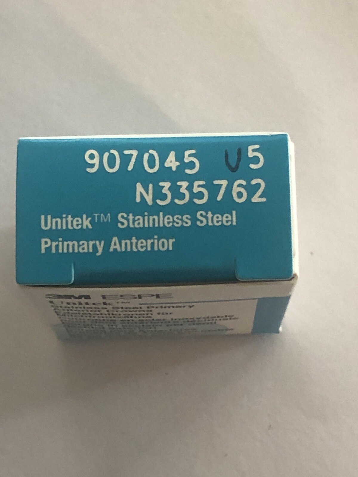3M ESPE 907045 Unitek Stainless Steel Primary Anterior Crowns 5 Upper Cuspid
