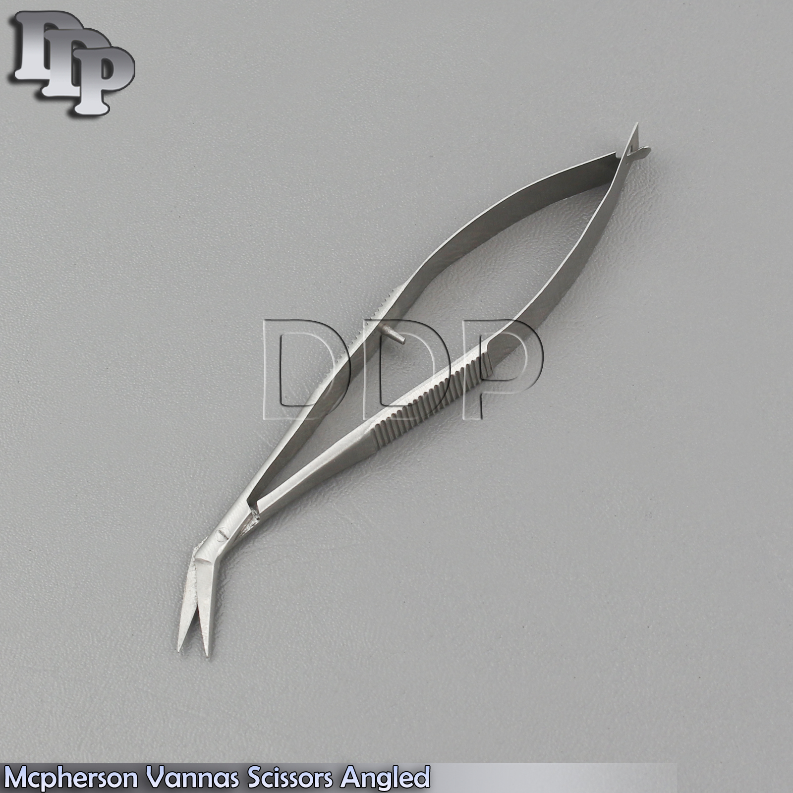PREMIUM GRADE PACIFATED MCPHERSON VANNAS CAPSULOTOMY SCISSORS ANGLED TO SIDE 3″