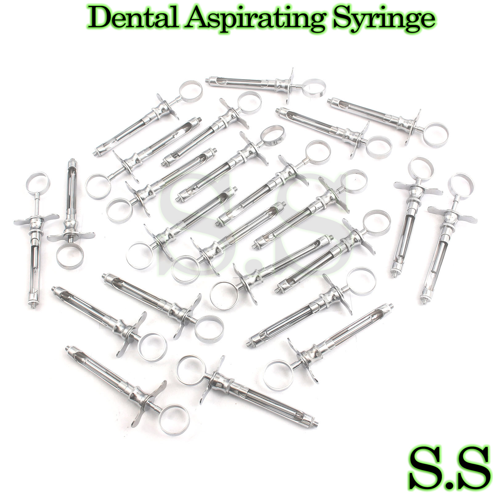 99 Dental Aspirating Syringe 1.8 cc Dentist Instruments