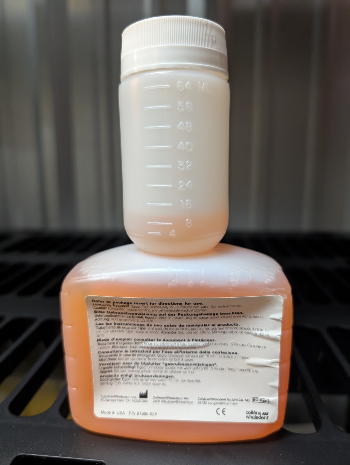 Coltene Whaledent BioSonic Enzymatic Ultrasonic Cleaner Solution 8 Oz